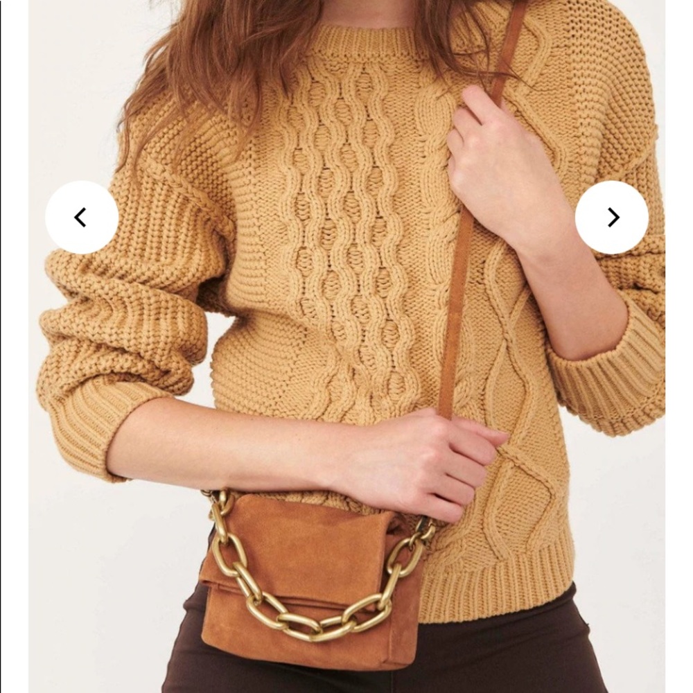 Free People Charlie Chain Crossbody in Golden Hour